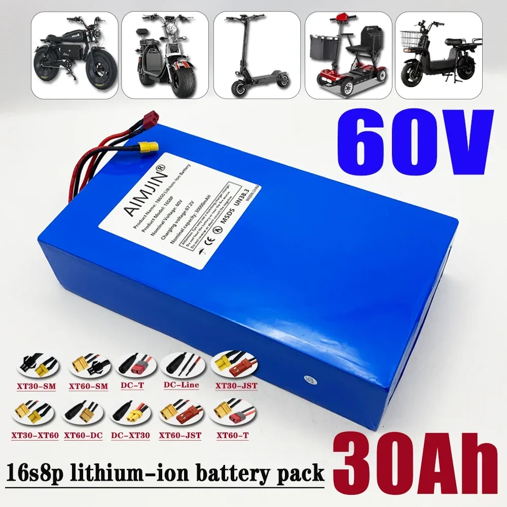 1000-3000W high-power 60V 30Ah - đánh giá và giá 60V 30Ah Electric Scooter Battery