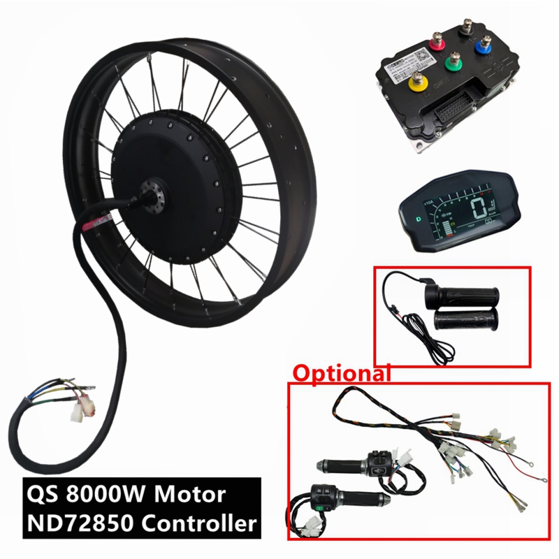 NBpower/QS273 V3 72v 8000W Fat - đánh giá và giá Qs273 Hub Motor 8000W 72V