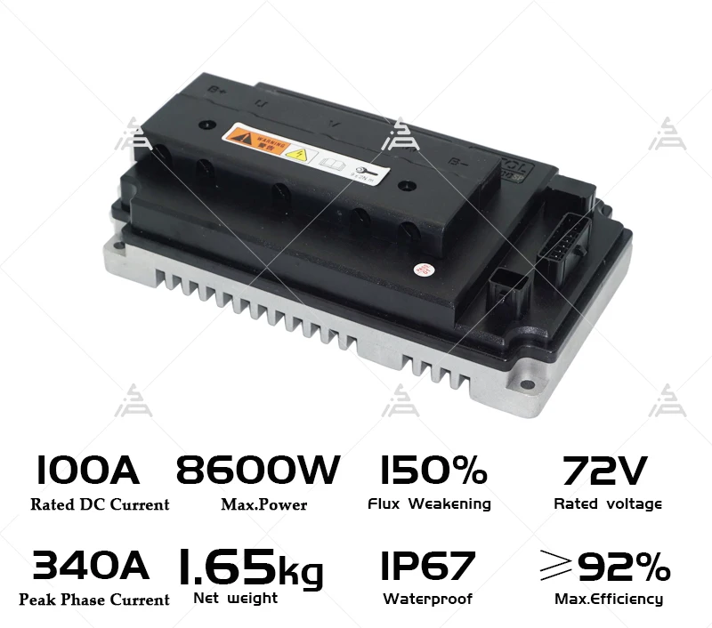 QSMOTOR 205 3000W V3 72V 80KPH - đánh giá và giá Electric Motorcycle Conversion Kit 72V