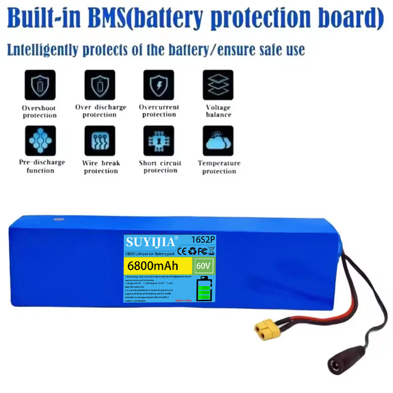 16S2P Lithium Battery Pack, 60 - đánh giá và giá 60V 30Ah Electric Scooter Battery