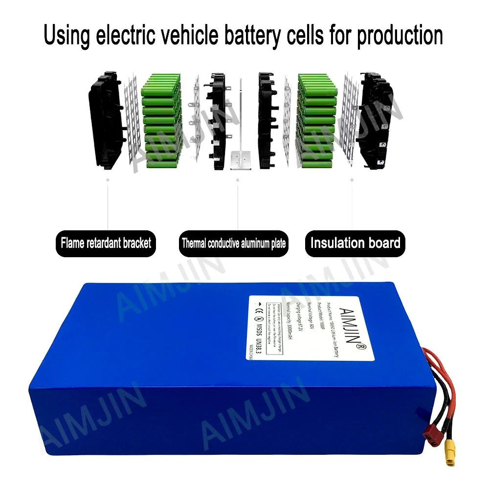 16S8p 1000-3000W Brand New Lit - đánh giá và giá 60V 30Ah Electric Scooter Battery