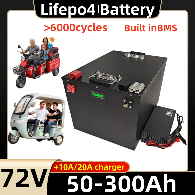 72V 50Ah 60Ah 100Ah 150Ah 200A - đánh giá và giá 72V 60Ah Lifepo4 Battery Pack