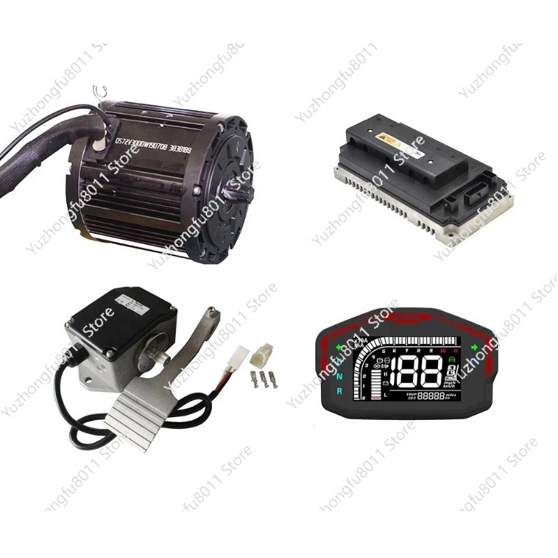3000W Mid Drive Brushless DC M - đánh giá và giá Mid Drive Motor Kit 72V 3000W