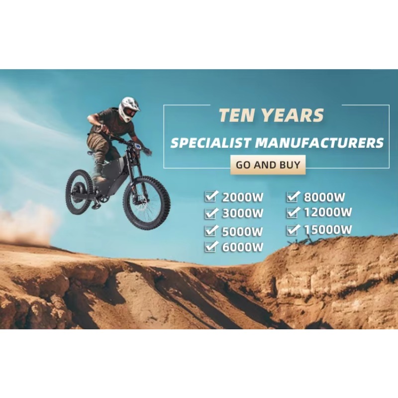 High Performance Enduro Bicycl - đánh giá và giá 72V 12000W Electric Dirt Bike