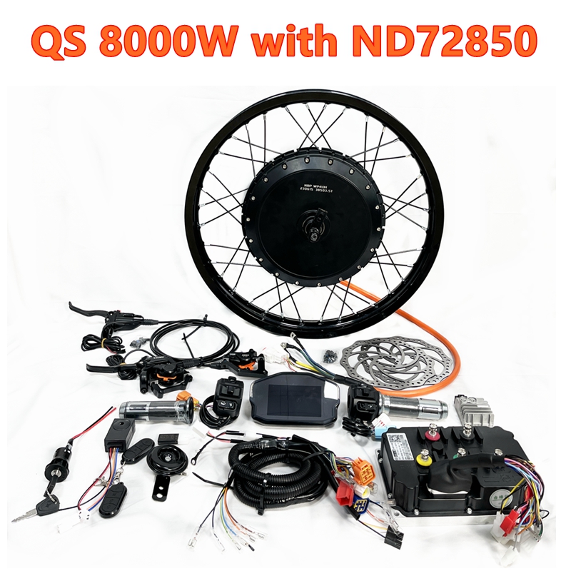 QS273 40H V3 Peak 8000W 150mm  - đánh giá và giá Qs273 Hub Motor 8000W 72V